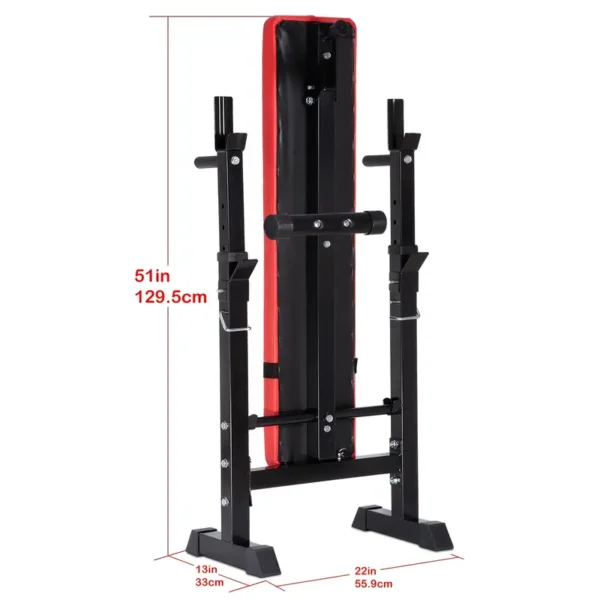 MENCIRO Adjustable Folding Weight Bench