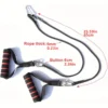 Durable Gym Pulley System with Resistance Bands