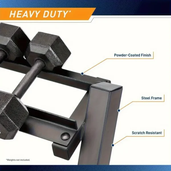 3 Tier Heavy Duty Adjustable Dumbbell Rack
