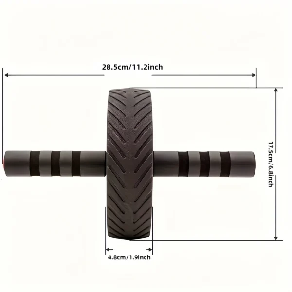 Silent Dual-Wheel Ab Roller