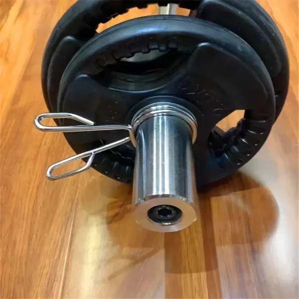 Stainless Steel Adjustable Weight Plate Barbell