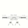Stainless Steel Adjustable Weight Plate Barbell