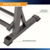 3 Tier Heavy Duty Adjustable Dumbbell Rack