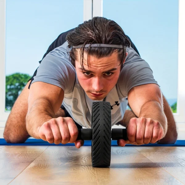 Silent Dual-Wheel Ab Roller